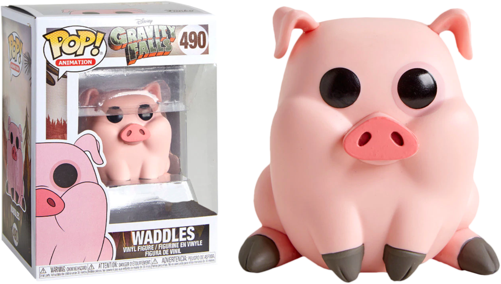 Gravity Falls Funko Pop Waddles - Gravity Falls Waddles Funko Pop Clipart (1024x581), Png Download