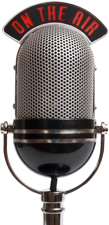 85 000 Classic Radio Programs And Serials - Vintage Microphone Png Clipart (750x750), Png Download
