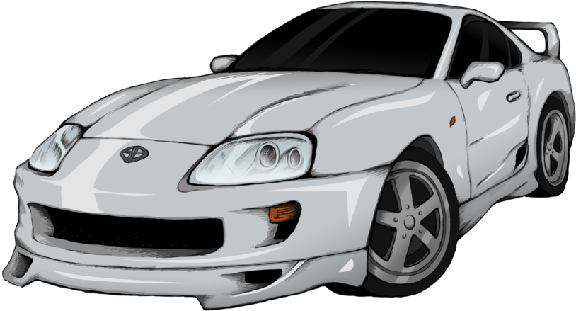 Toyota Supra Png Clipart (900x675), Png Download
