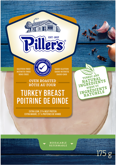 Piller's Oven Roasted Turkey Breast 175g - Pillers Black Forest Ham Clipart (677x677), Png Download
