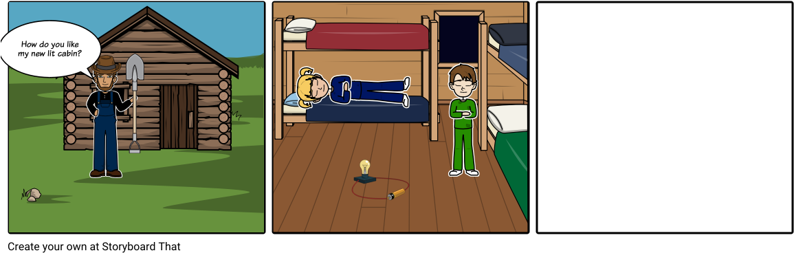 Cabin - Cartoon Clipart (1164x385), Png Download