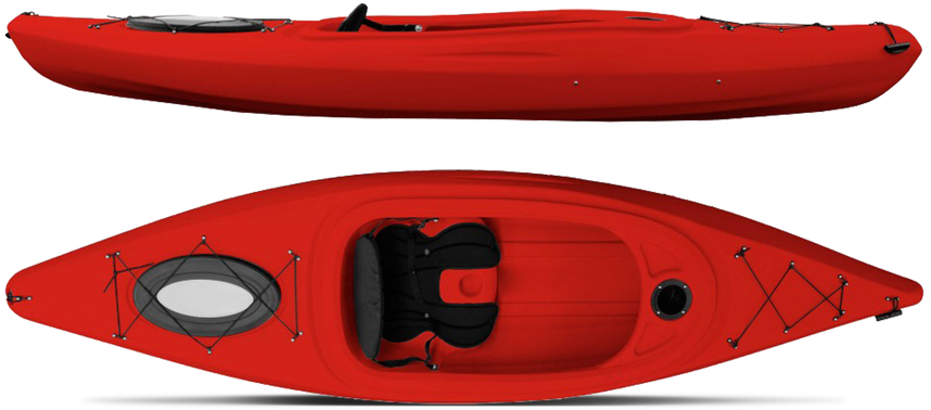 Transparent Kayak Amazon - Future Beach 102 Kayak Clipart (887x500), Png Download