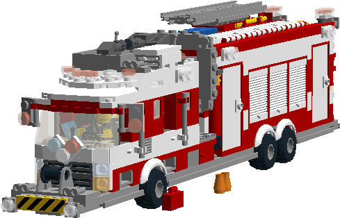 2016 Heavy Rescue Fire Truck - Fire Apparatus Clipart (1357x576), Png Download