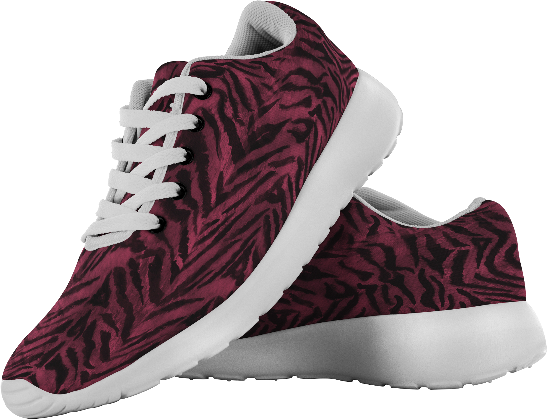 Akai Dark Red Tiger Striped Ergonomic High Performance Clipart (2000x2000), Png Download