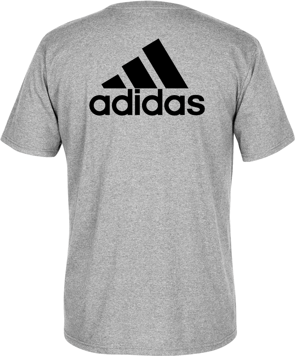 Adidas Logo Back Tee Clipart (1016x1226), Png Download