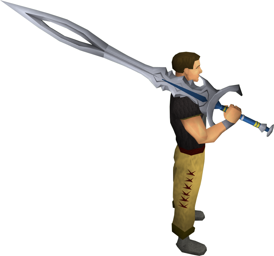 2h Swords Runescape Clipart Large Size Png Image PikPng