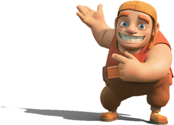 Builder Renders Clash Of Clans - Clash Of Clans Render Clipart (736x531), Png Download