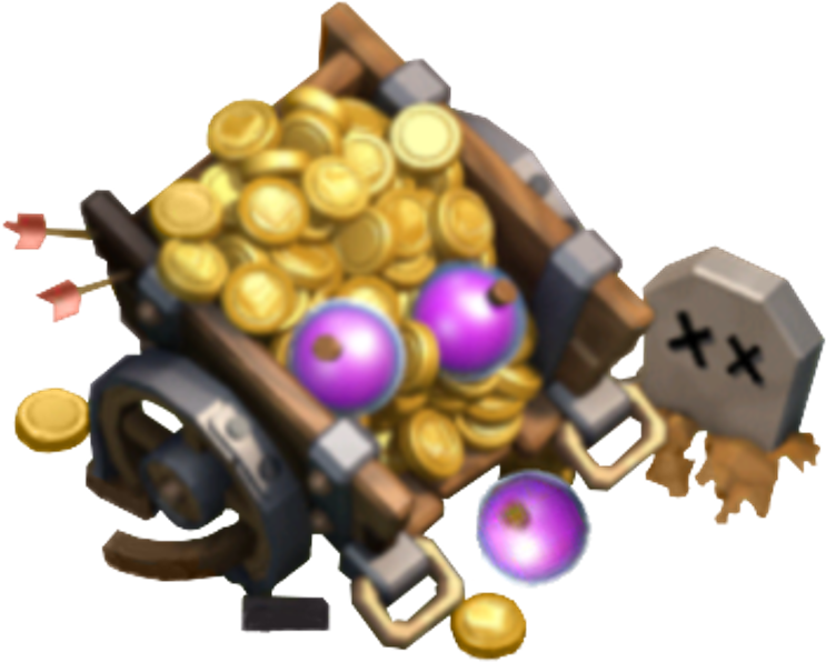 Loot Cart V2 Clipart (743x596), Png Download
