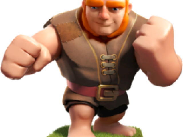 Clash Of Clans Clipart Character - Clash Royale Giant Png Transparent Png (640x480), Png Download