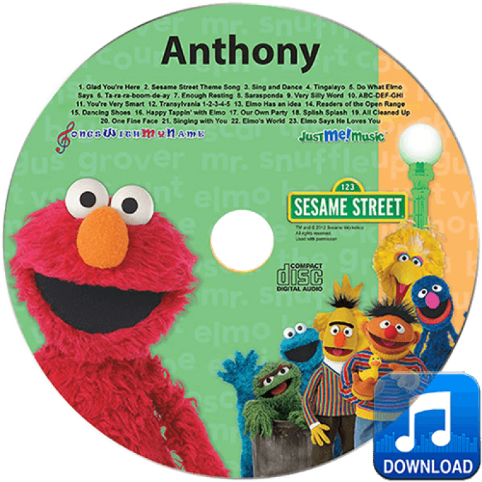 Elmo And Friends Mp3 - Sesame Street Veggie Tales Clipart (700x700), Png Download