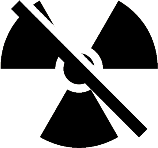 Radiation Icon - Radioactive Symbol Svg Clipart (597x597), Png Download