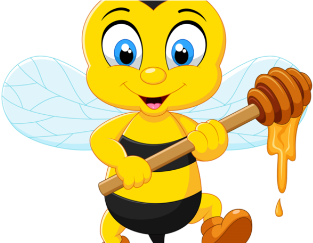 Bee Clipart King - Cartoon Honey Bee Png Transparent Png (640x480), Png Download