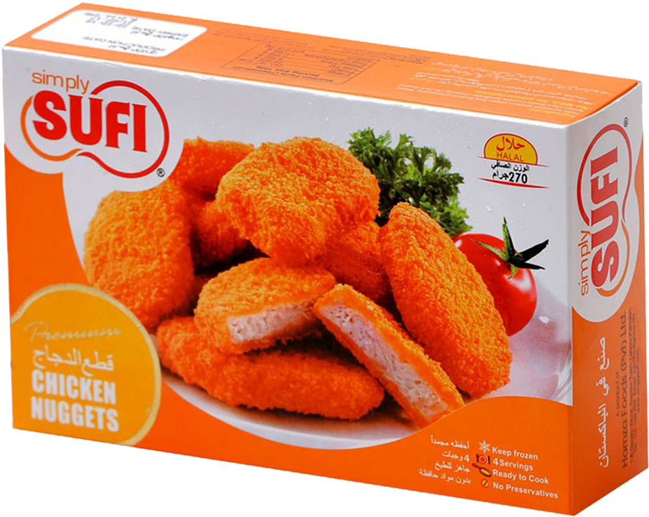 Sufi Chicken Nuggets Small 270 Gm Clipart (1000x1000), Png Download