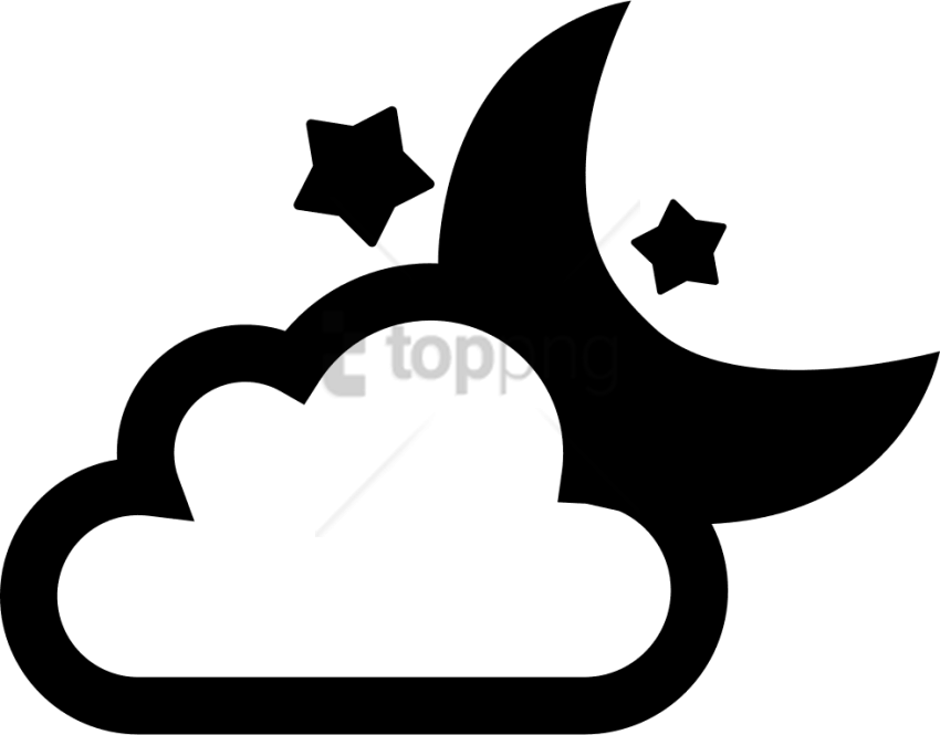 Free Png Download Free Icon Night Png Images Background - Night Icon Png Clipart (850x665), Png Download