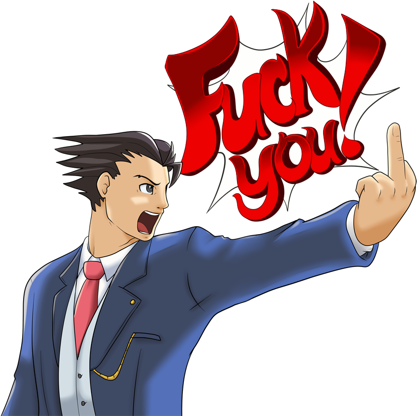 Phoenix Wright Objection Png - Phoenix Wright Objection Clipart (900x846), Png Download