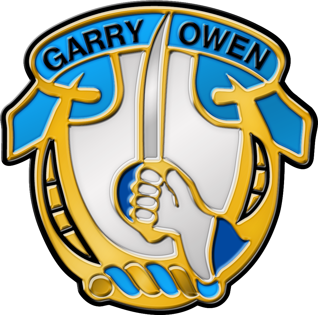 Yankees-png - Garry Owen 7th Cavalry Clipart (1083x1067), Png Download