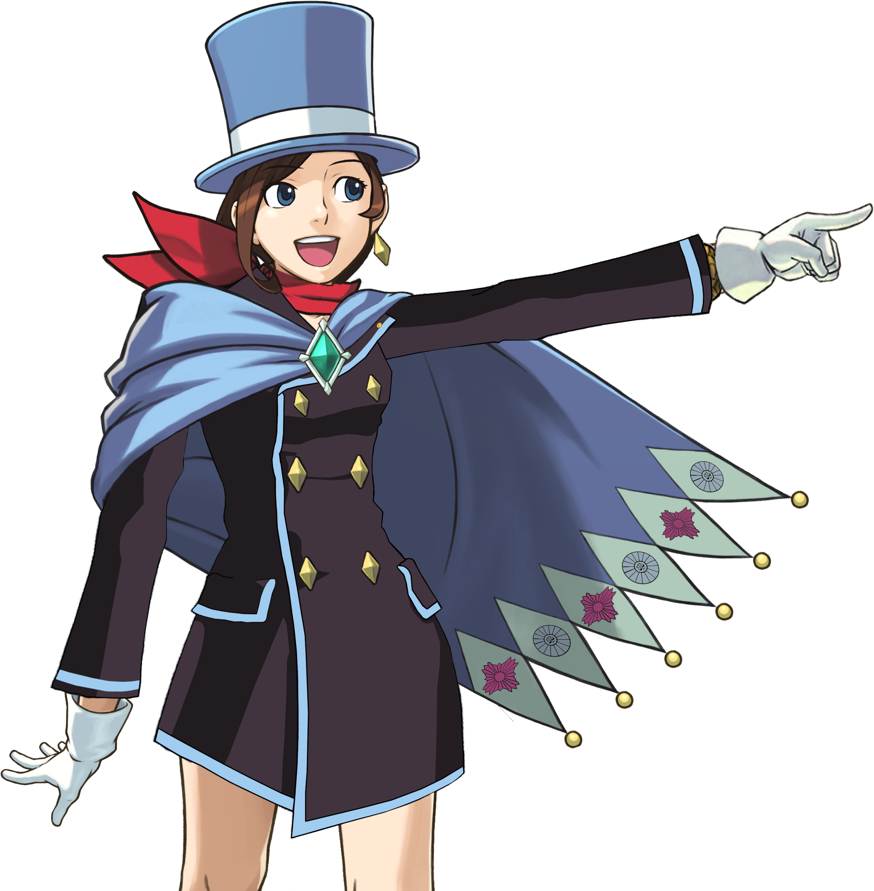 Ace Attorney - Cartoon Clipart (3445x3169), Png Download