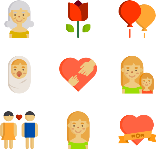 Happy Mothers Day Png Clipart (600x564), Png Download