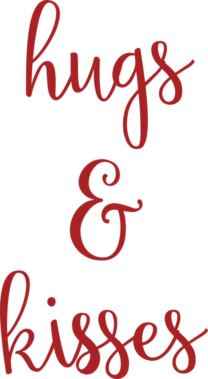 Download Hugs Kisses Svg Cut File Clipart Large Size Png Image Pikpng