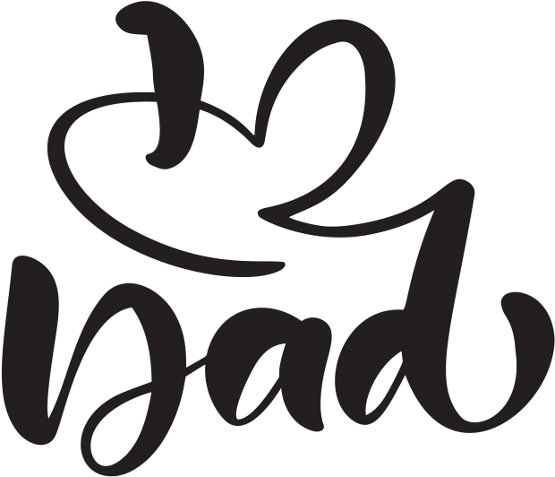 Fathers Day Greeting Quotes - Calligraphy Clipart (866x650), Png Download
