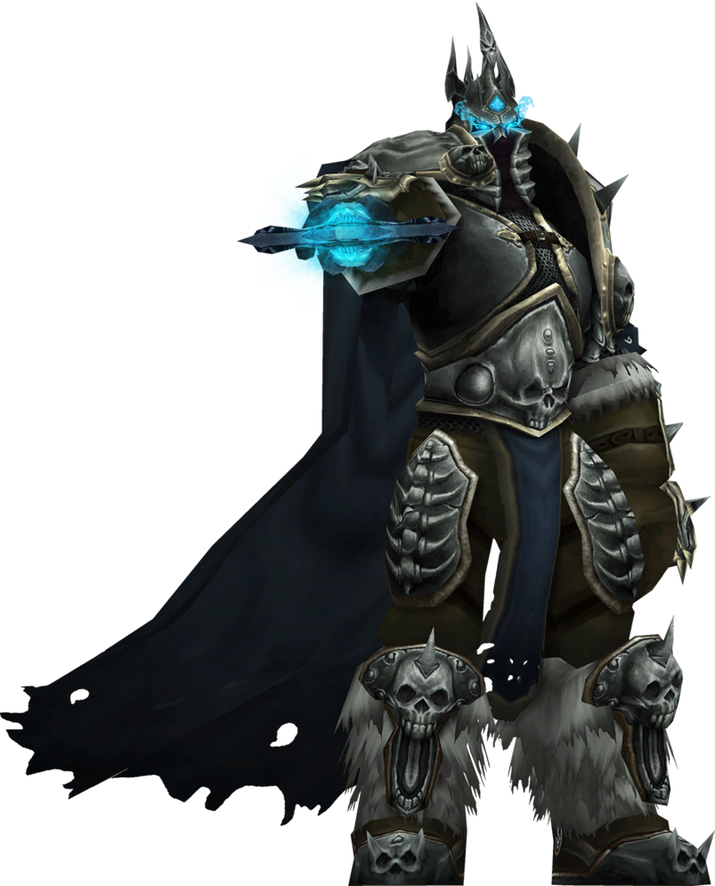 The Lich King By Daerone Arthas Menethil, Lich King, - World Of Warcraft Lich King Png Clipart (803x995), Png Download