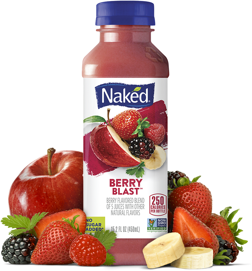 Naked Smoothies , Png Download - Naked Berry Blast Clipart (817x880), Png Download