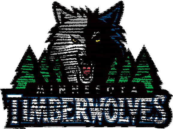 Minnesota Timberwolves 2008-present Primary Logo Distressed - Minnesota Timberwolves Clipart (822x1086), Png Download