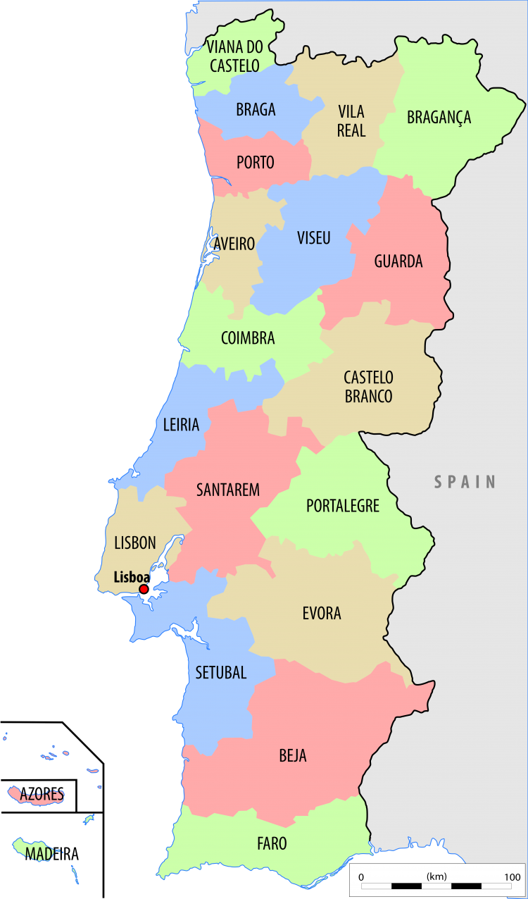 political-map-of-portugal-portugal-country-map-clipart-large-size
