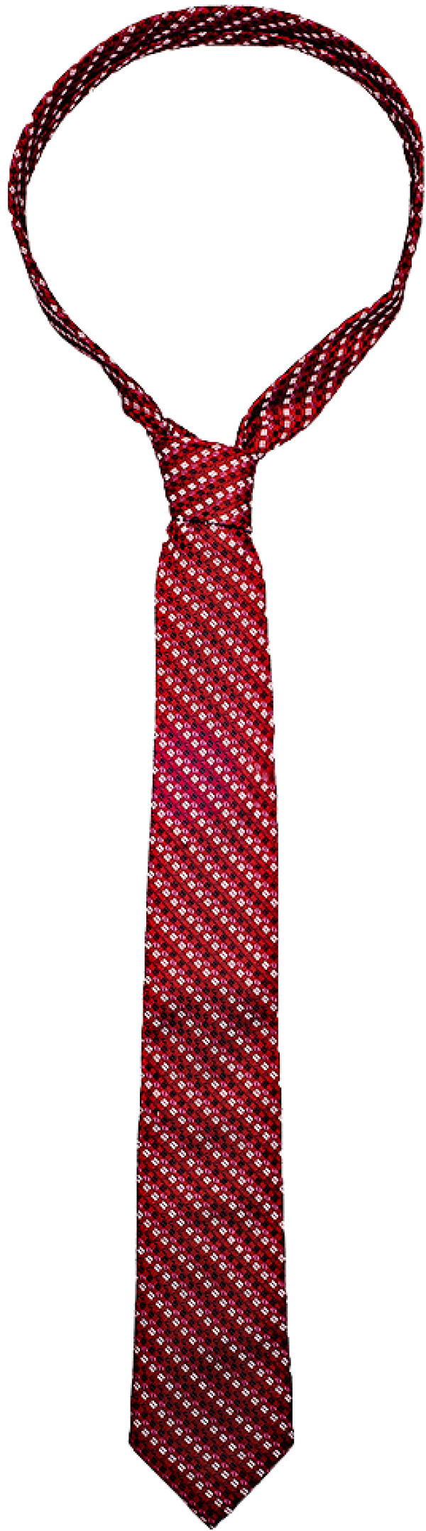 Tie Png Free Download - Polka Dot Clipart (600x2155), Png Download