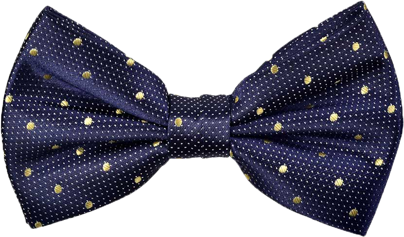 Spotted Marley Bow Tie In Yellow - Polka Dot Clipart (1000x668), Png Download