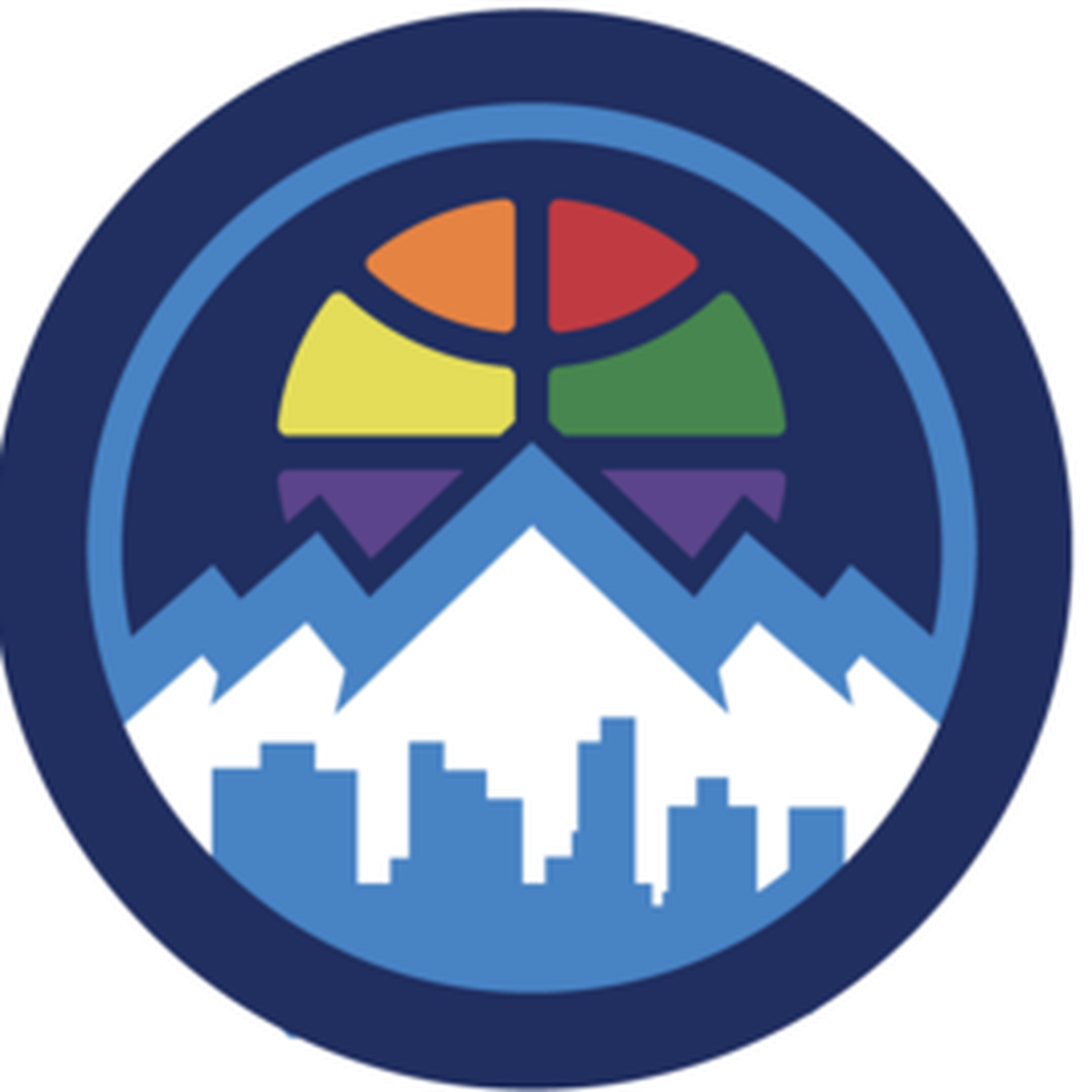 Minnesota Timberwolves Clipart Doctor - Denver Nuggets Concept Logo - Png Download (1400x1400), Png Download