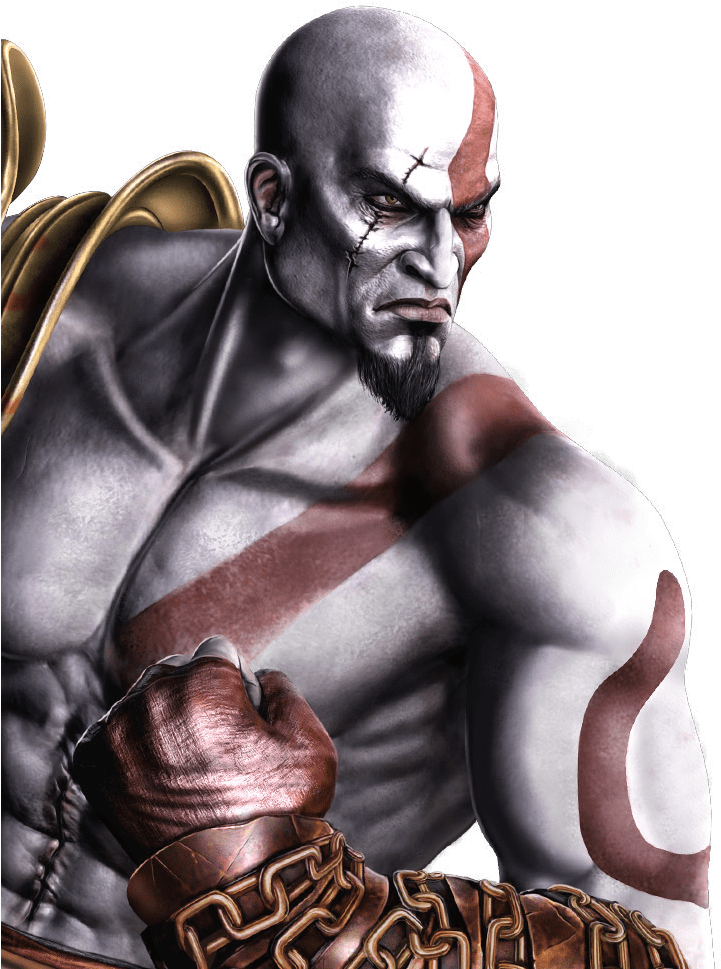 Mortal Kombat 9 Ps3 Kratos , Png Download Clipart (721x969), Png Download