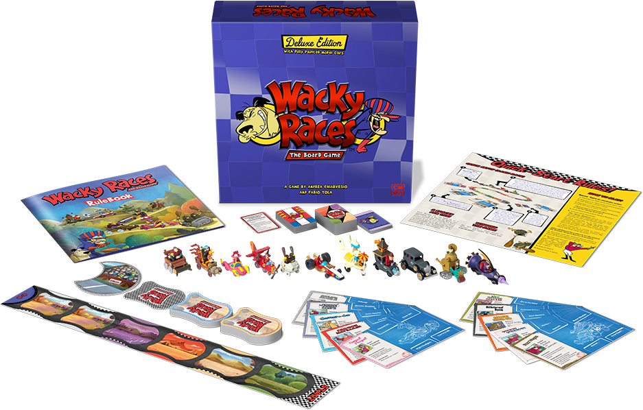 Pre-orders For Wacky Races - Board Game Clipart (960x654), Png Download