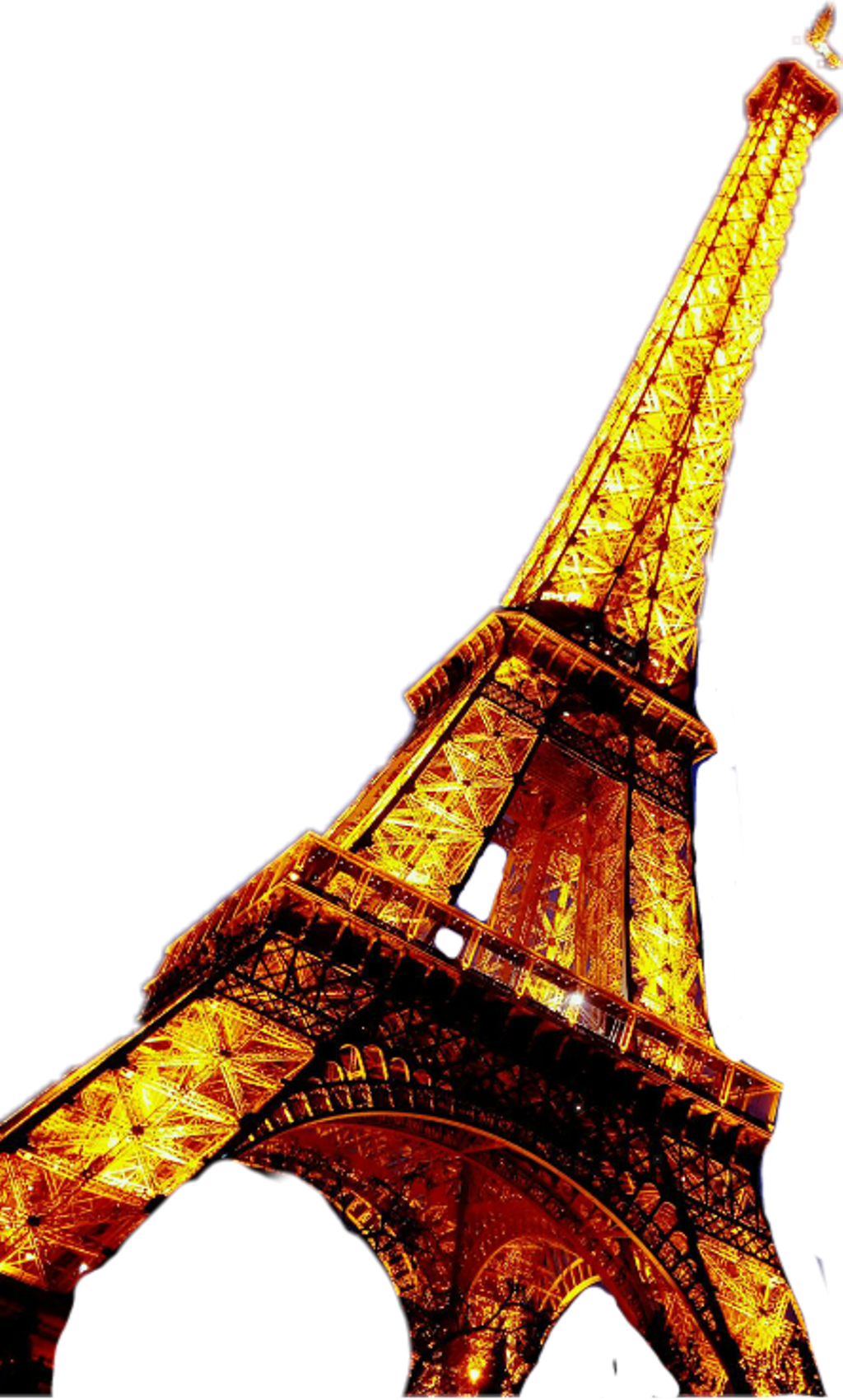 Torreeiffel Sticker - Eiffel Tower Clipart (1024x1700), Png Download