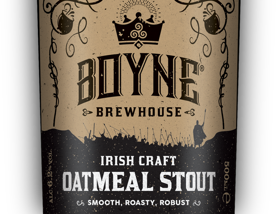 Oatmeal Beer - Boyne Brewhouse Oatmeal Stout Clipart (892x692), Png Download