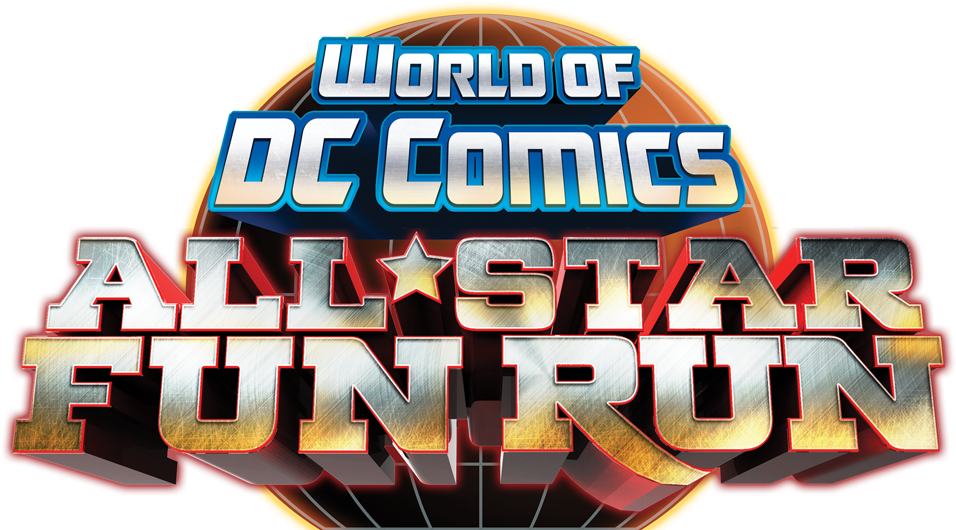 World Of Dc Comics All Star Fun Run - Poster Clipart (1024x538), Png Download