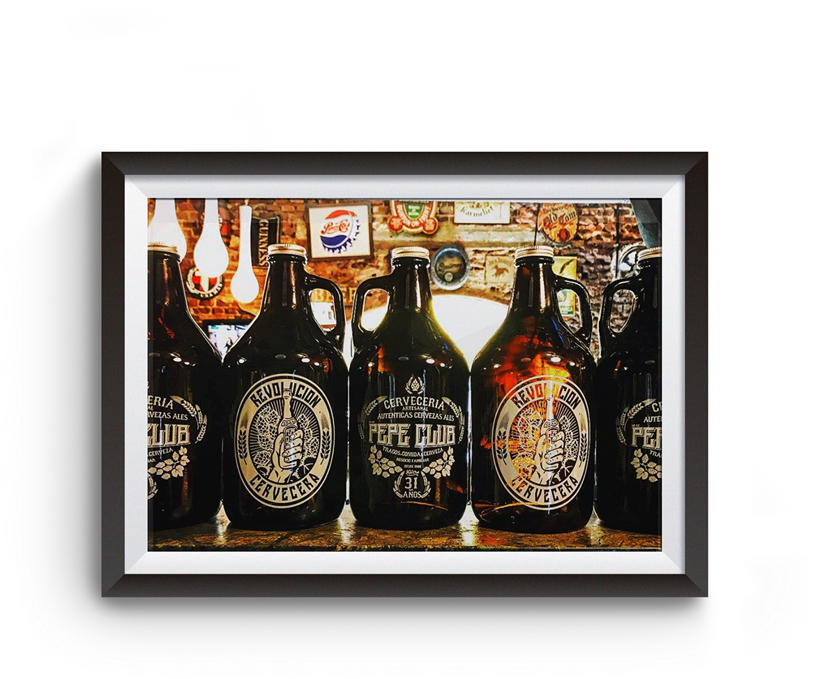 Upcoming Growler Vintage Bottles Clipart (1169x973), Png Download