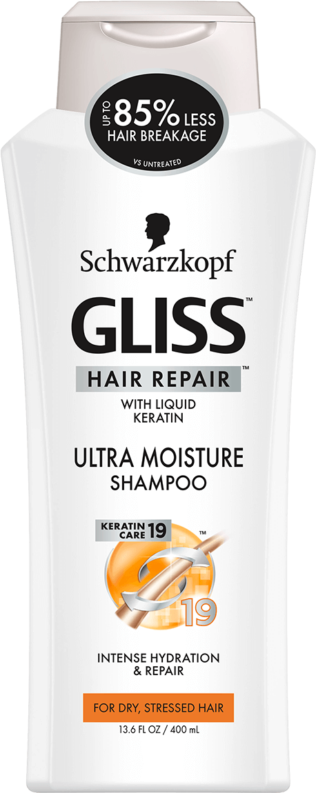 Gliss Us Ultra Moisture Shampoo - Gliss Shampoo Clipart (970x1400), Png Download