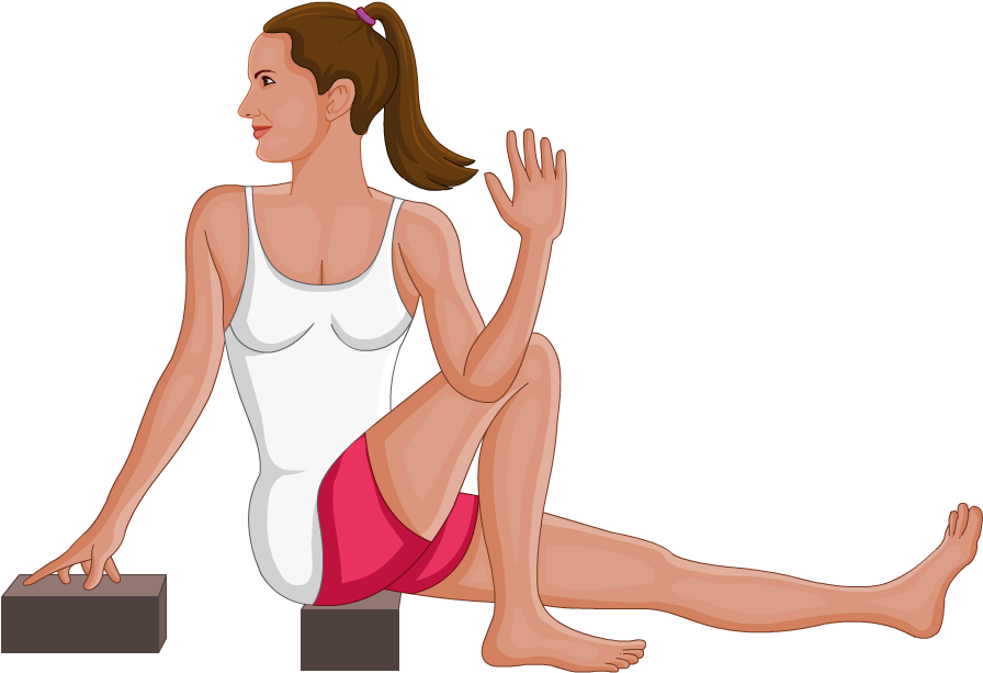 1024 X 1024 7 - Ardha Matsyendrasana Props Clipart (1024x1024), Png Download