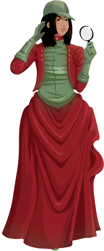 Sra Lupa - Halloween Costume Clipart (620x877), Png Download