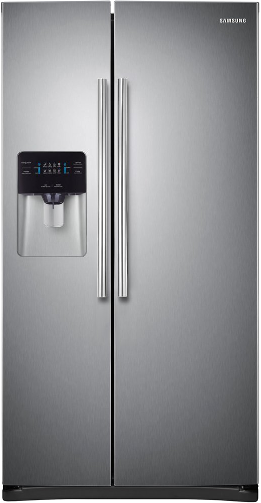 Two Door Refrigerator Png Transparent Image - Side By Side Samsung Refrigerator Clipart (1000x1000), Png Download