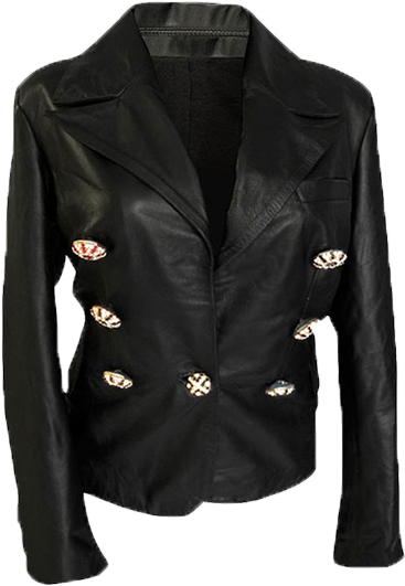 Fabulous Paris Kim Kardashian Leather Jacket - Leather Jacket Clipart (600x800), Png Download