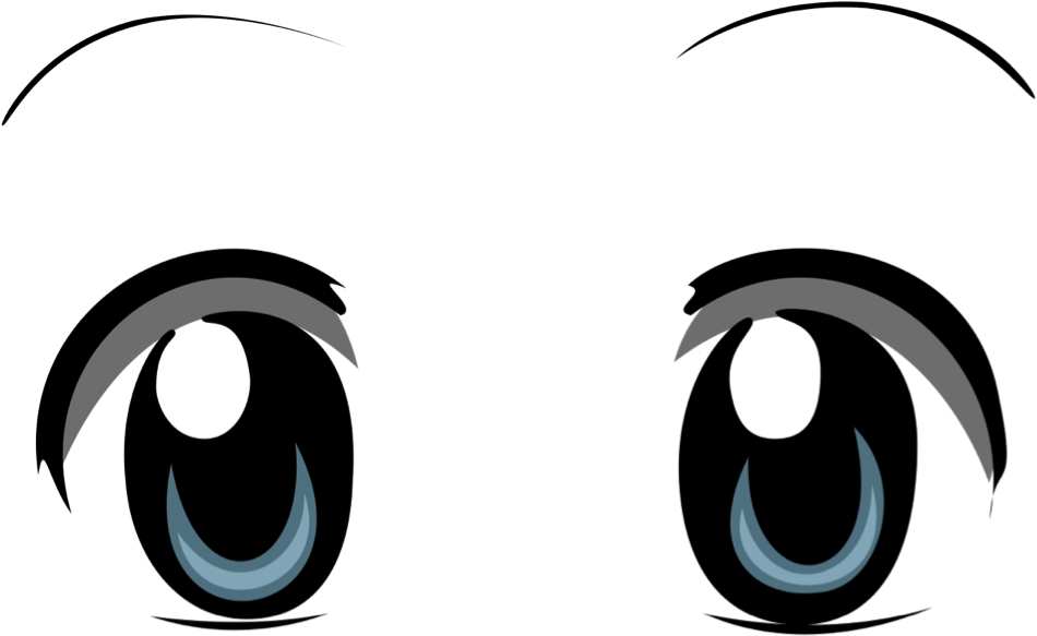 Japanese Food Clipart Eye - Anime Eyes Clipart - Png Download (961x586), Png Download