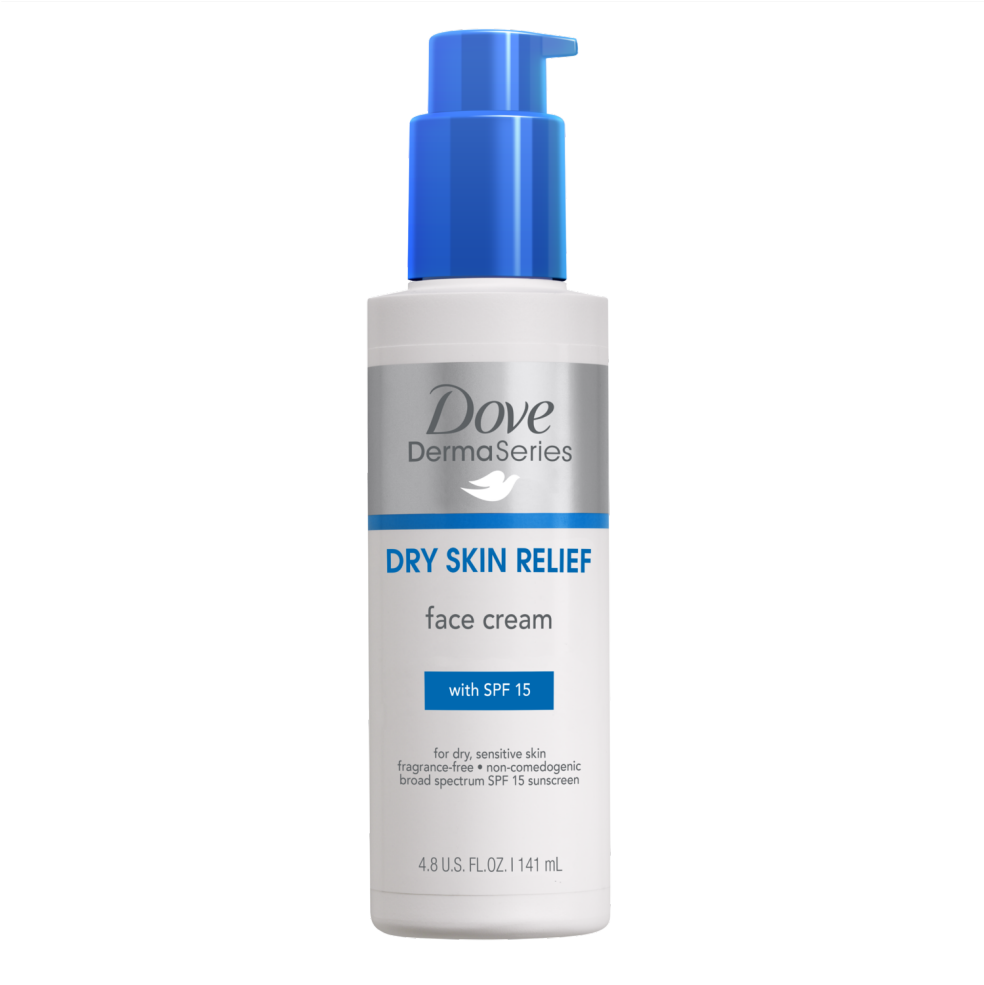 Dove Dermaseries Face Cream Clipart (984x985), Png Download