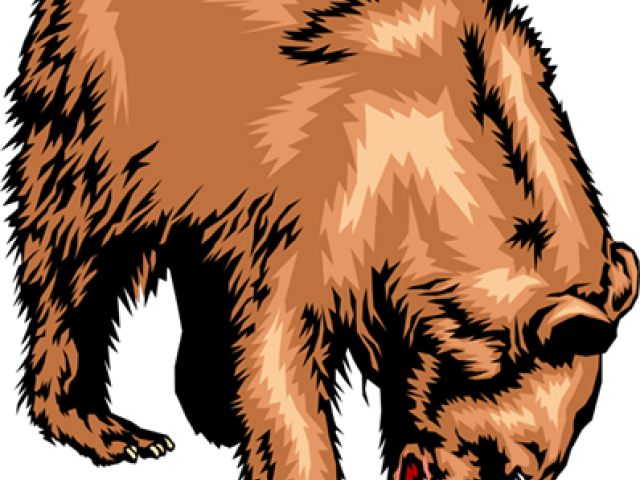 Claws Clipart Wolverine - Clipart Brown Bear Fish - Png Download (640x480), Png Download