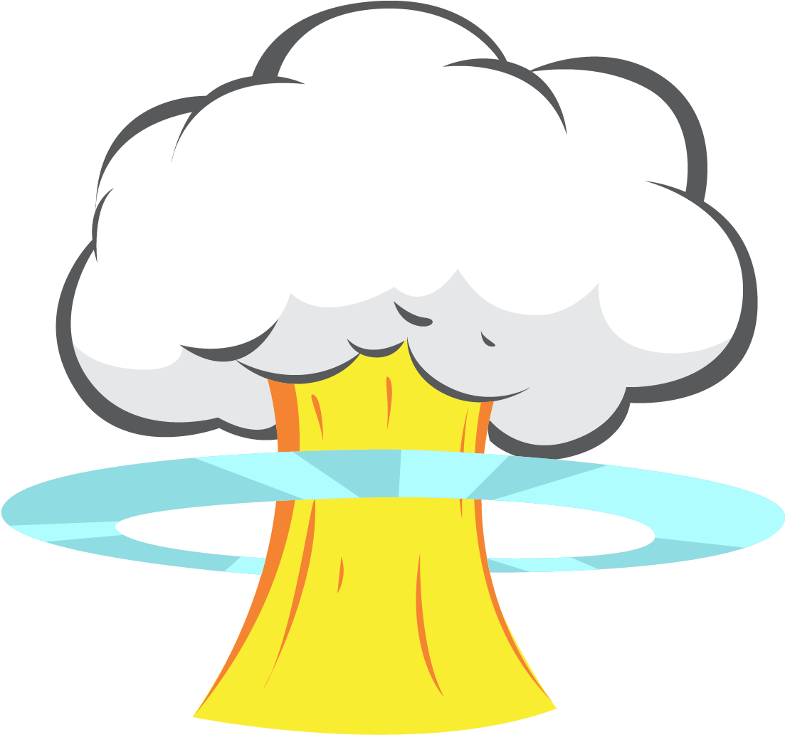 Bomb Vector Cloud - Cartoon Clipart (1156x1032), Png Download