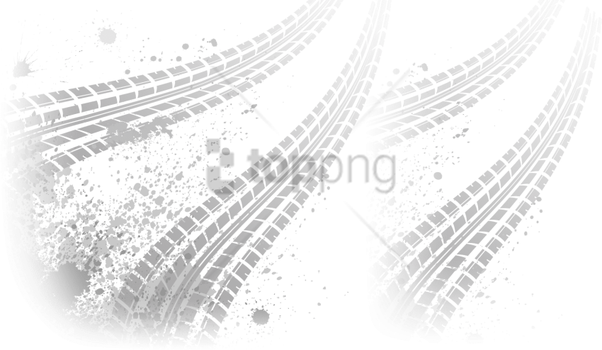 Free Png Tyre Mark Png Image With Transparent Background - Tire Skid Marks Png Clipart (850x494), Png Download