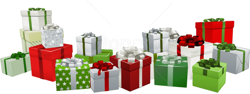 Download Christmas Gifts Png Png Images Background - Christmas Gifts Png Clipart (850x370), Png Download