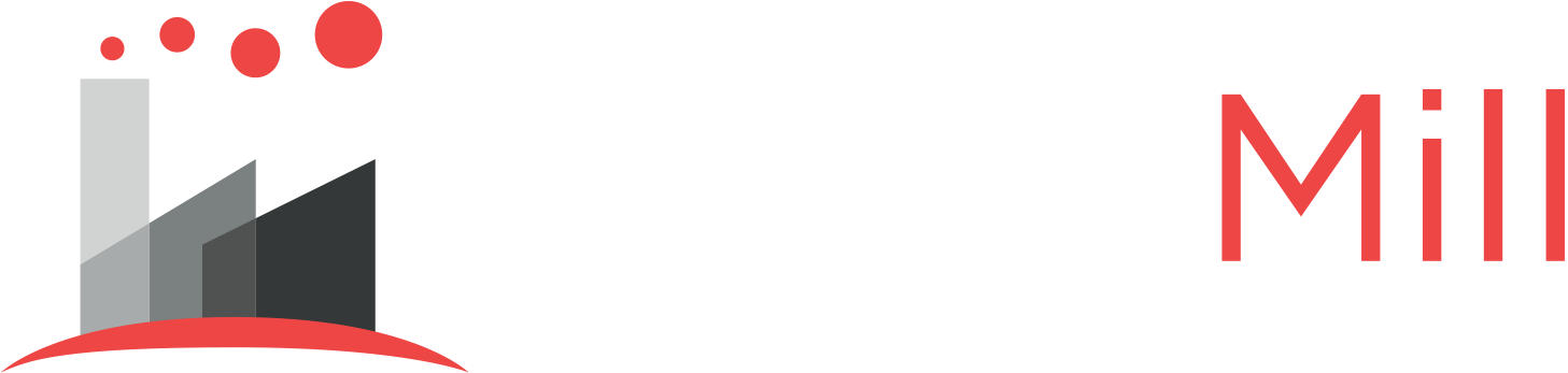 Lidarmill Logo White And Red On Clear With - Paper Product Clipart (1534x378), Png Download