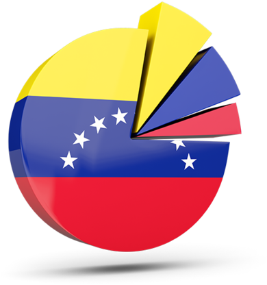 Bandera De Venezuela En Redondo Clipart (640x480), Png Download
